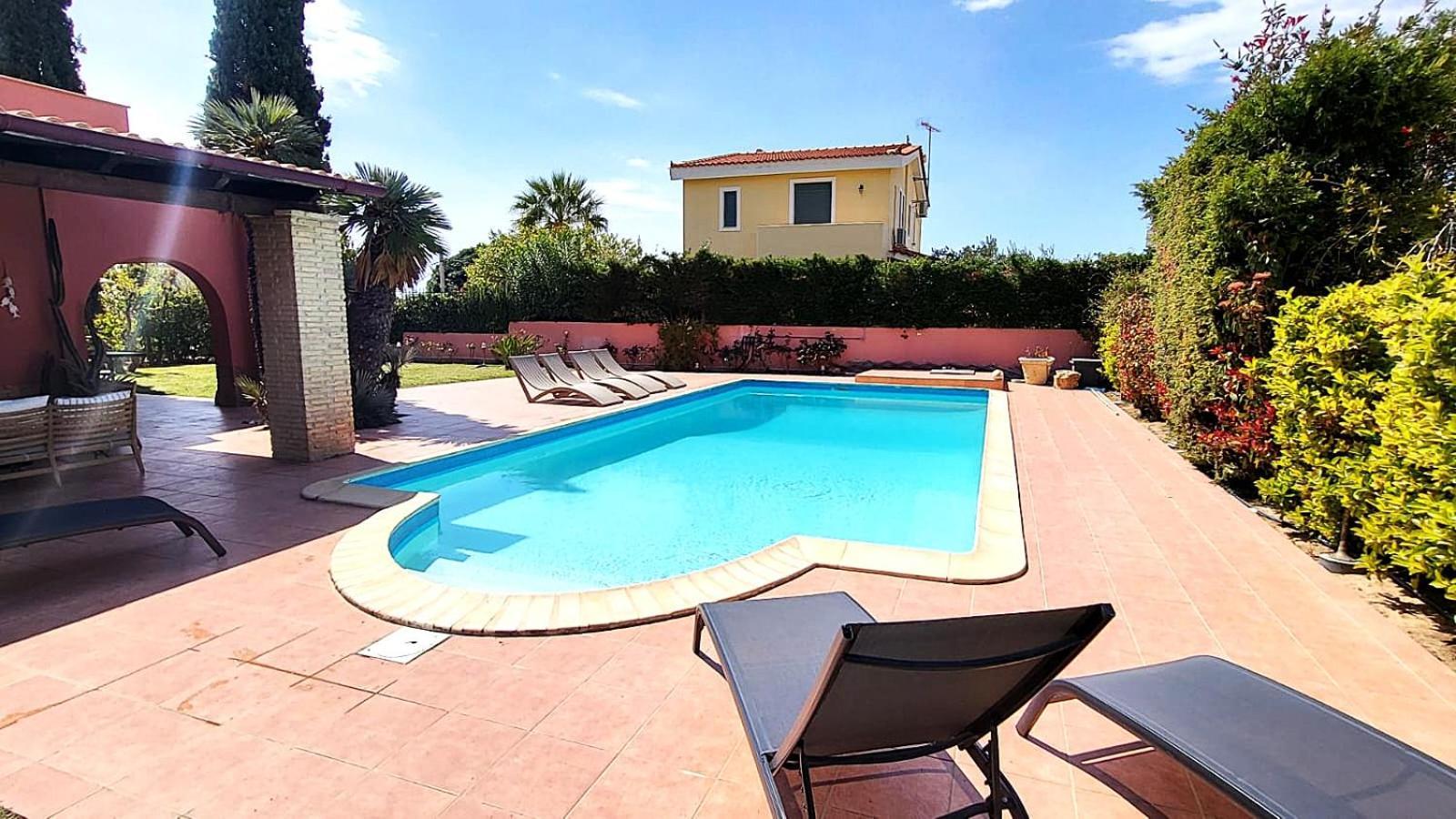 Villa Casa Del Sol With Private Pool Sounion Luaran gambar