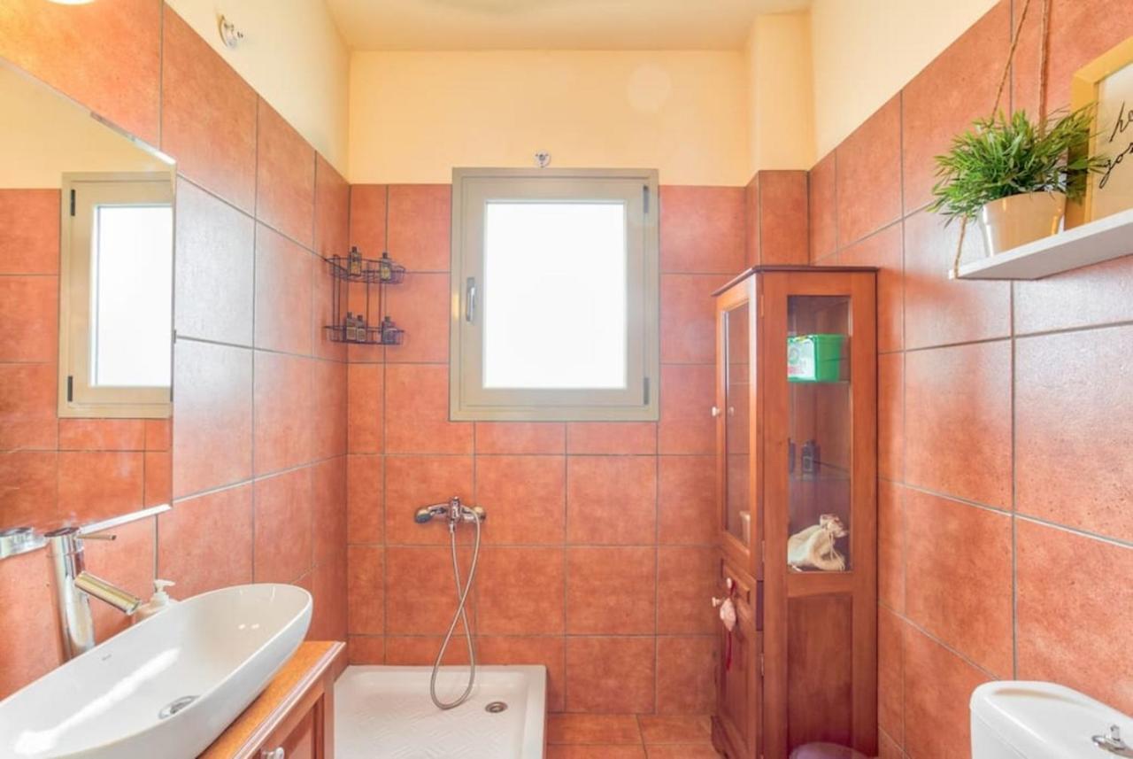 Villa Casa Del Sol With Private Pool Sounion Luaran gambar